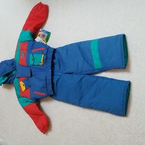 2 piece boy's snowsuit.